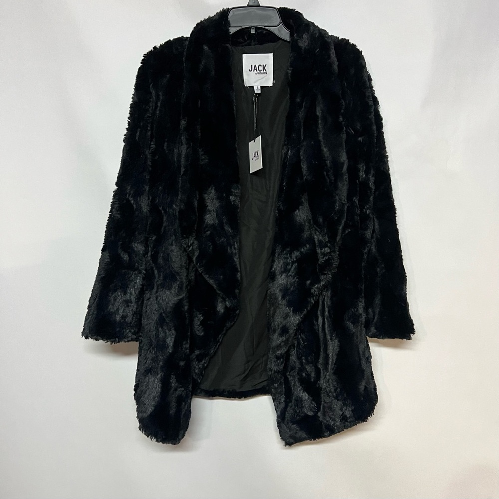 Jack by BB Dakota Luxe Black Teddy Coat